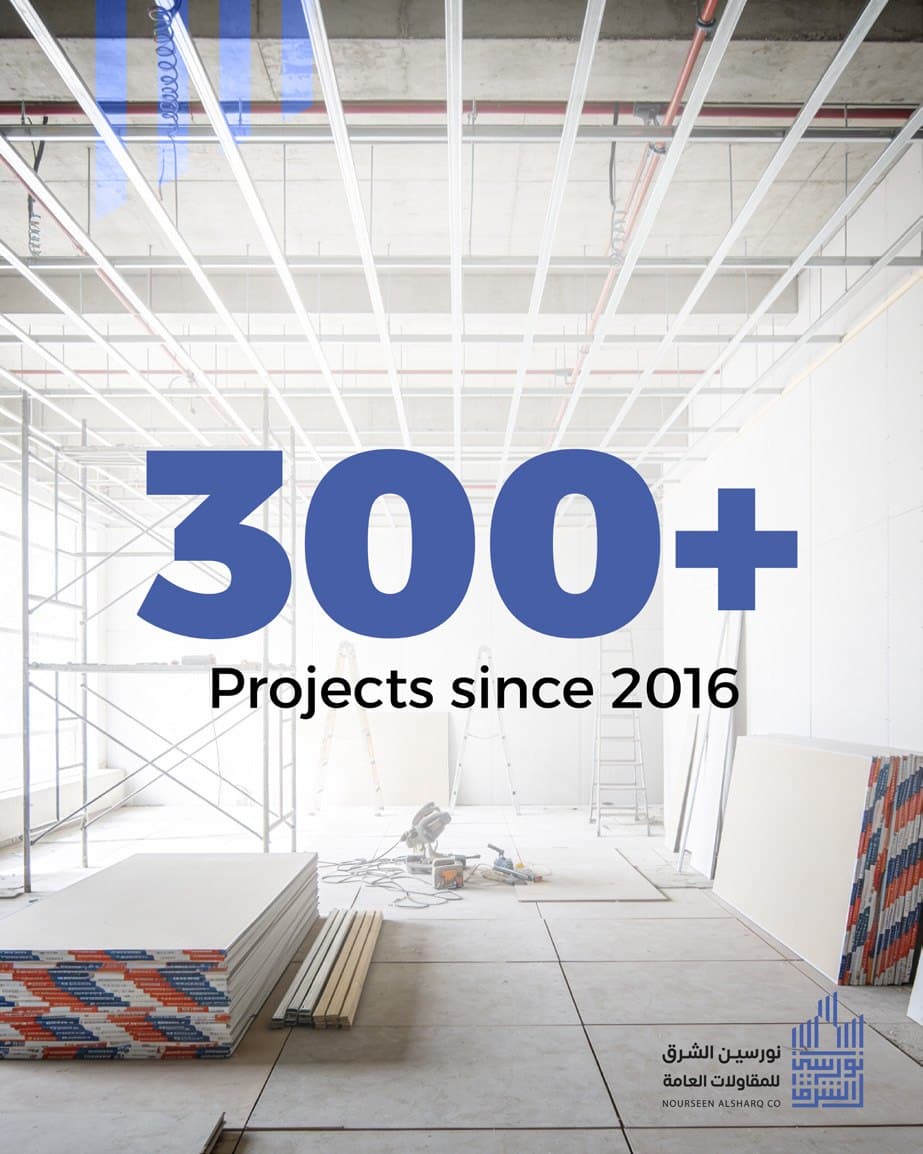 Nourseen Al Sharq post: 300+ fit-out projects since 2016